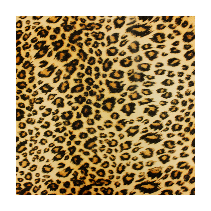 All-polyester leopard print Chiffon fabric 47g light dress Leopard print chiffon fabric Application Scenario