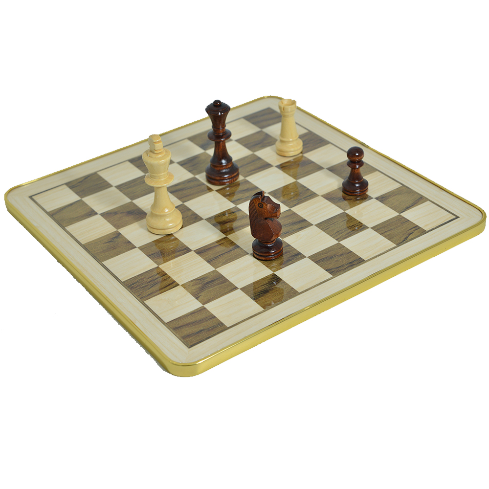 33CM high-gloss surface paint art chessboard board game, chess game toy, board and card entertainment, without chess pieces