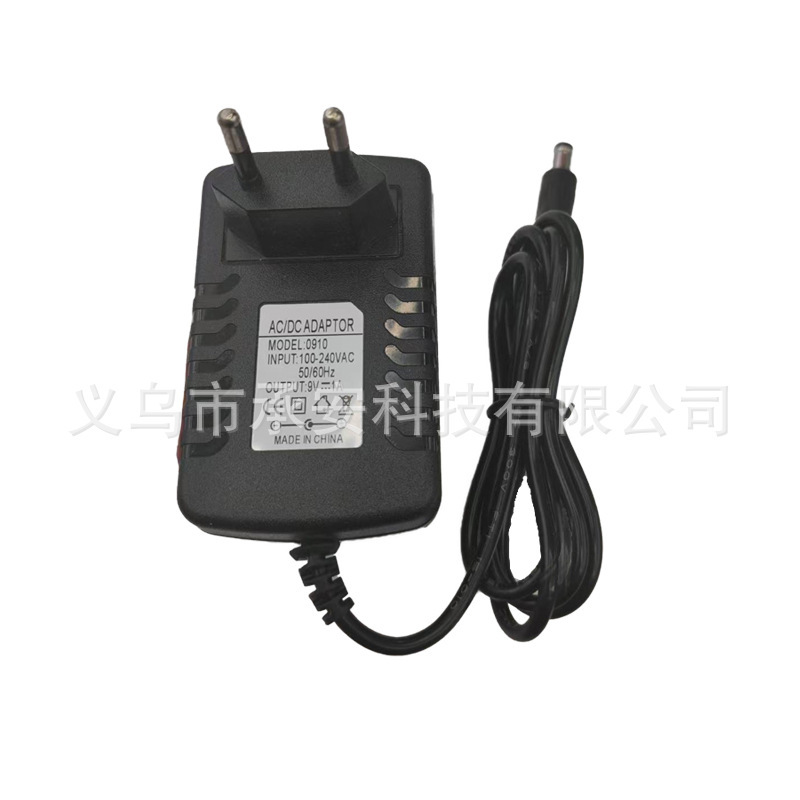 Wholesale 9V1A power adapter, 9V1000MA full power supply, set-top box, nail art light, LED light strip router Specification image