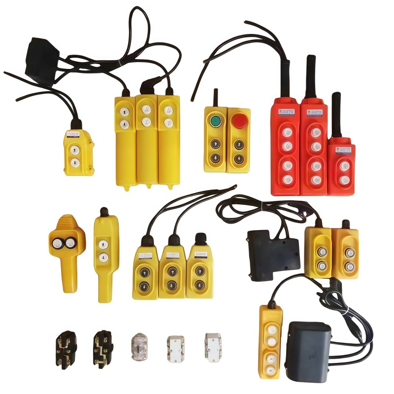 220V上下左右手柄起重机行车电葫芦升降台手柄遥控器开关自锁详情5