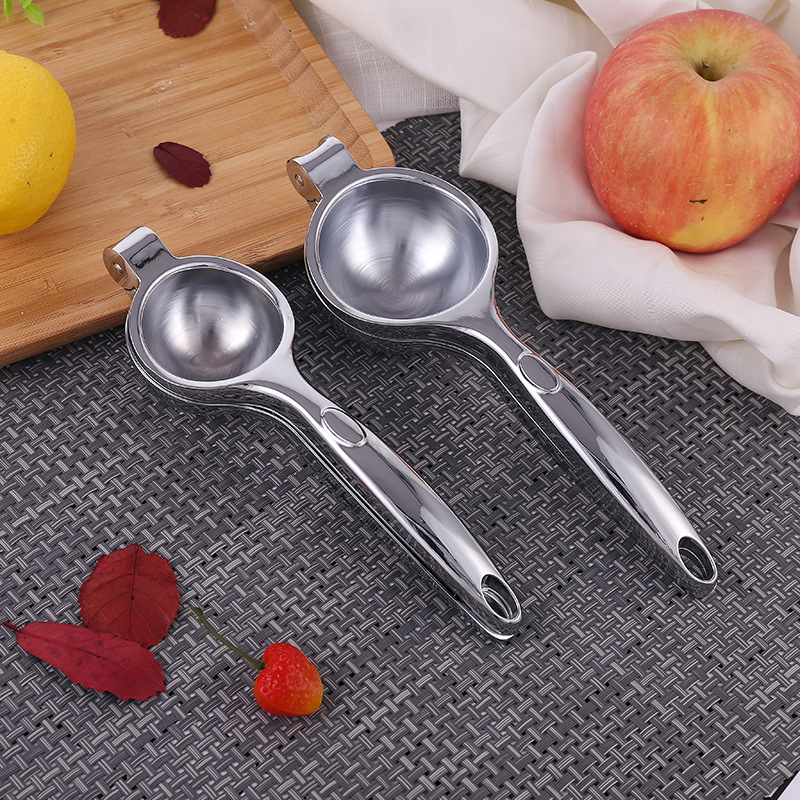 锌合金柠檬压汁器便携手动榨汁机家用厨房省力柠檬夹