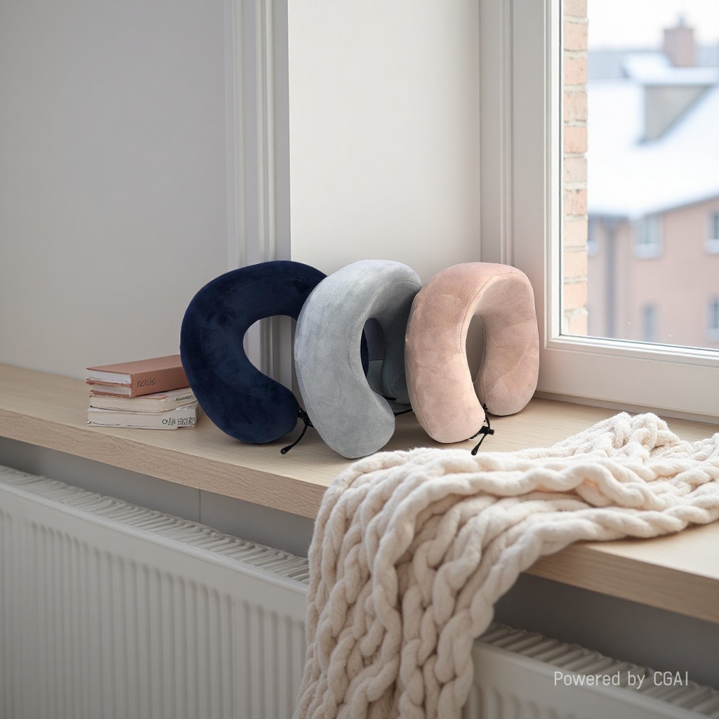 Memory U-shaped pillows are selling well in Southeast Asia. Super soft fabric U-shaped neck pillows, travel pillows, car accessories and headrests Specification image