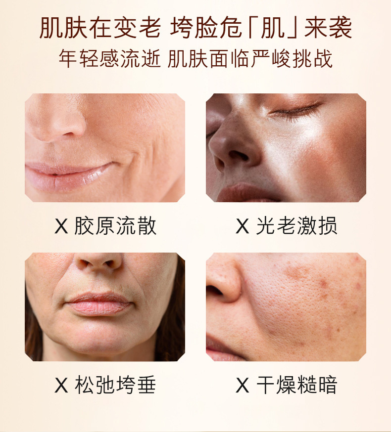 OKADY skincare Gift Box, with luxurious golden design and multiple essence creams, offers an exquisite skincare experience. pic 3