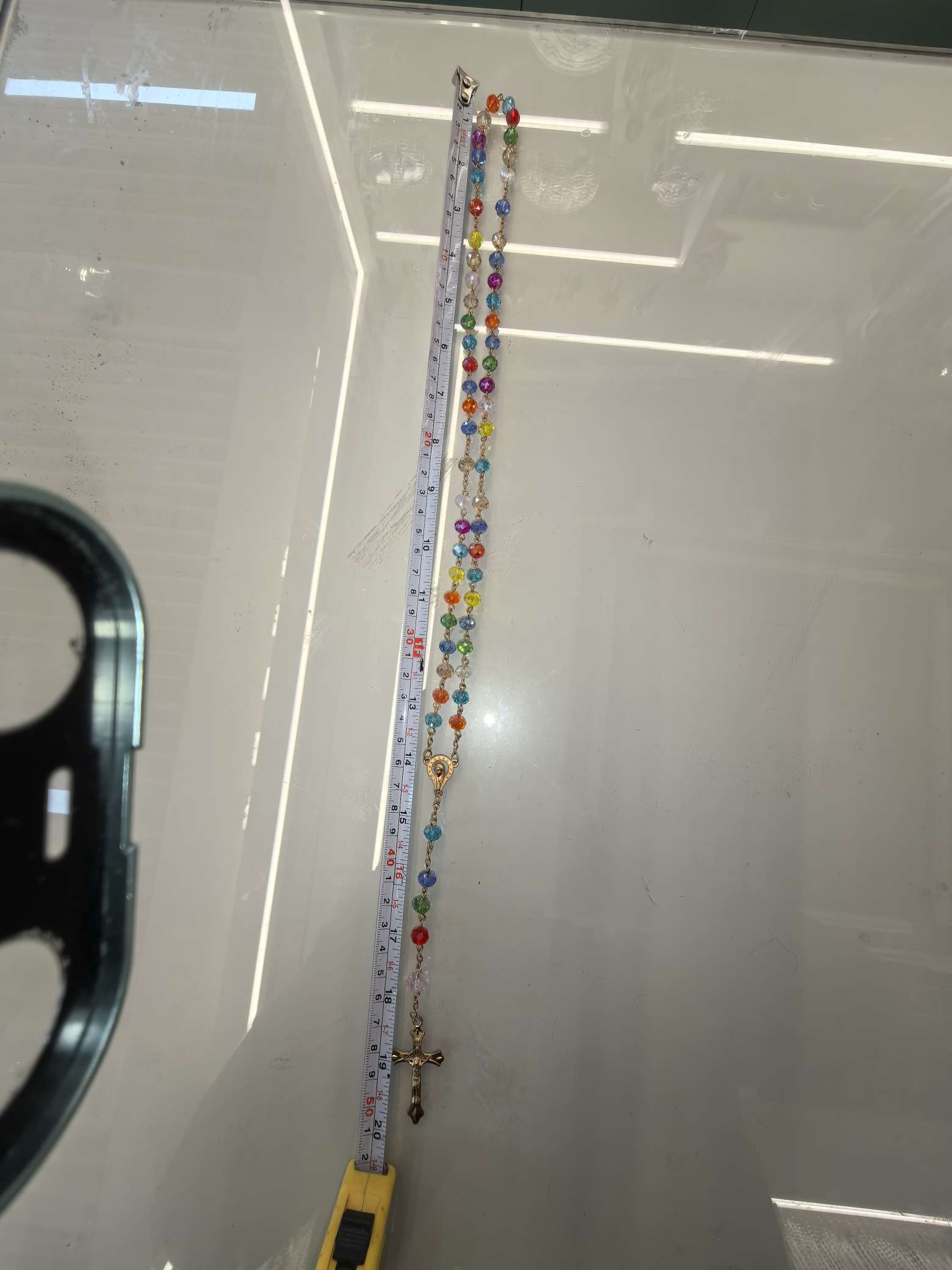 2025.12份七彩水晶新款创新项链好看好看