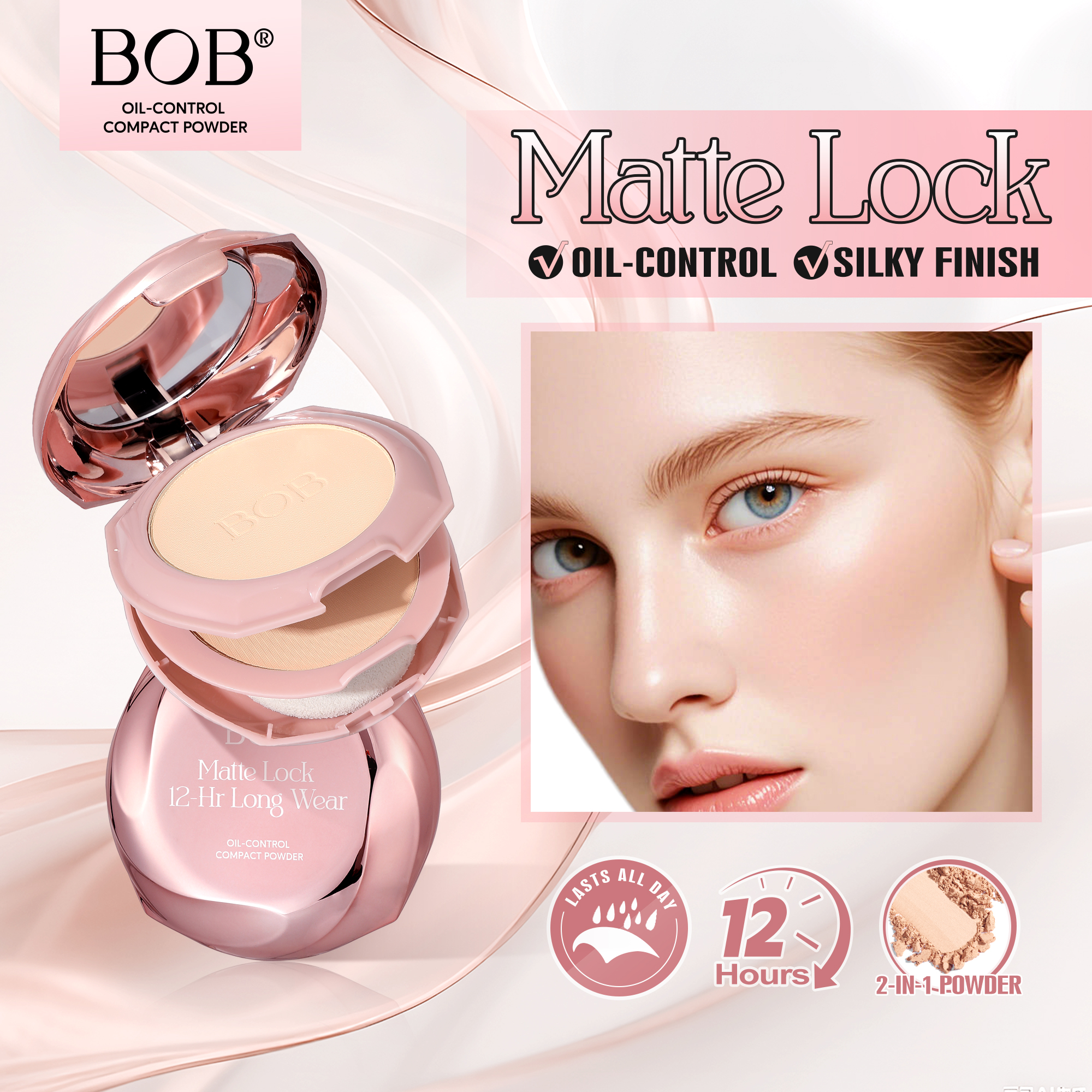 BOB Matte Lock粉饼