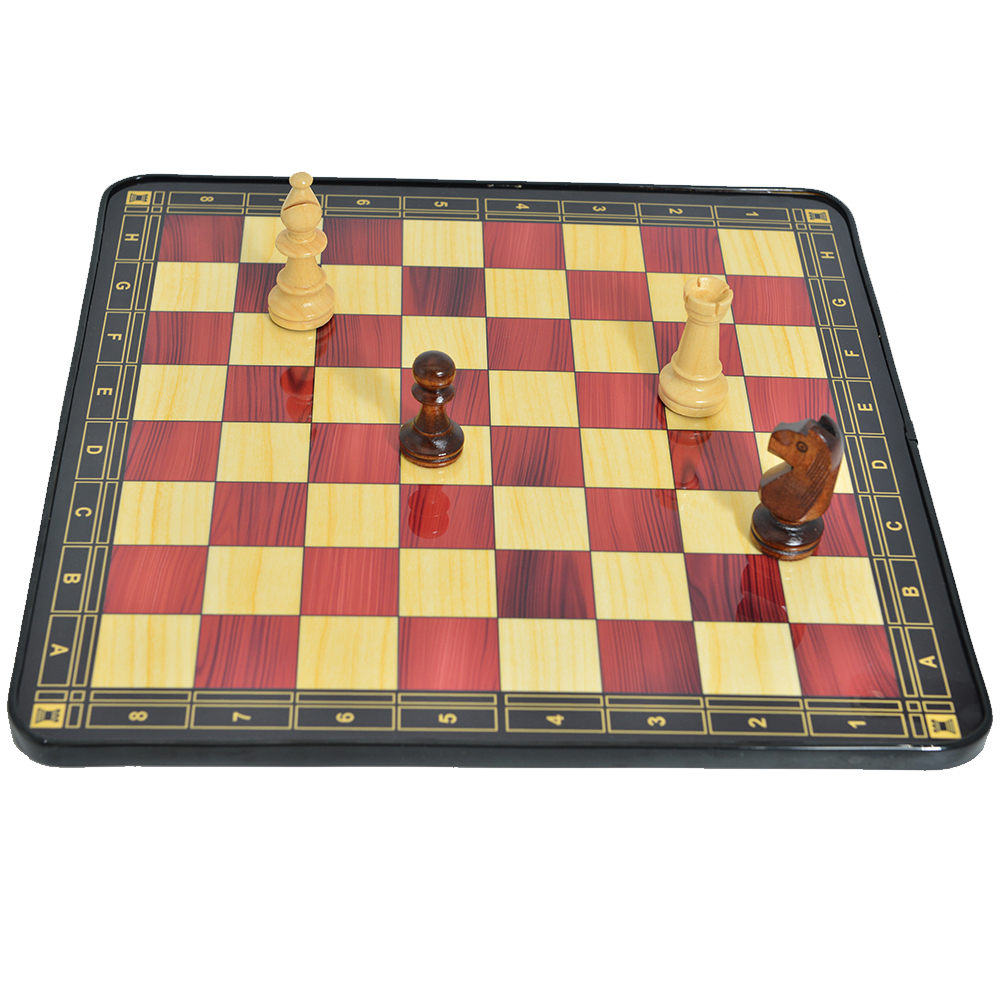 33CM high-gloss surface paint art chessboard board game, chess game toy, board and card entertainment, without chess pieces Item Picture