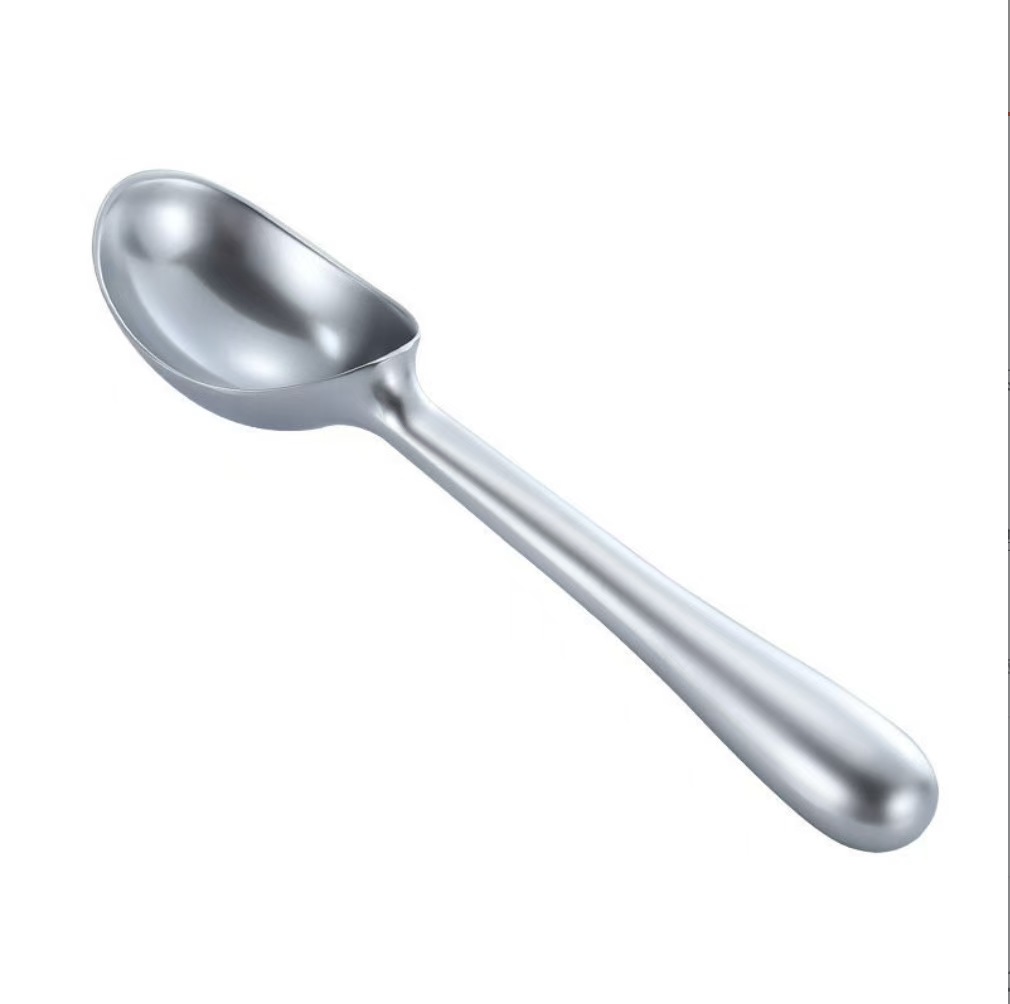 Zinc alloy water drop handle ice cream spoon, multi-purpose scoop ball, ice cream spoon, milk powder spoon, tea and fruit spoon Application Scenario