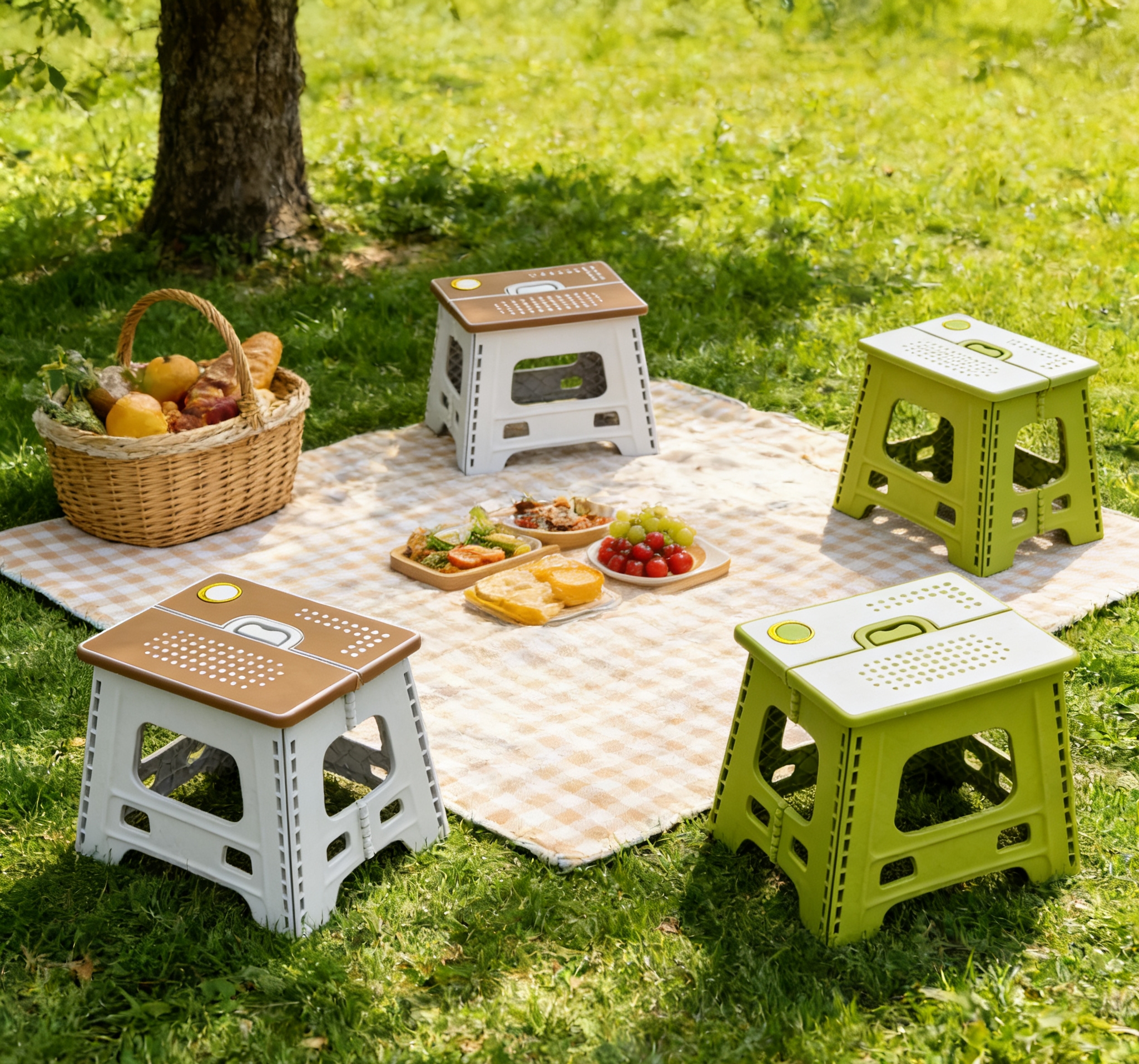 折叠登/小凳子/马扎登/便携椅/可折叠竹凳产品图