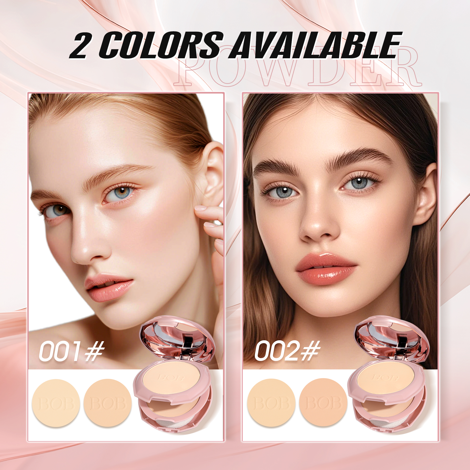 蜜粉、散粉、定妆粉实物图