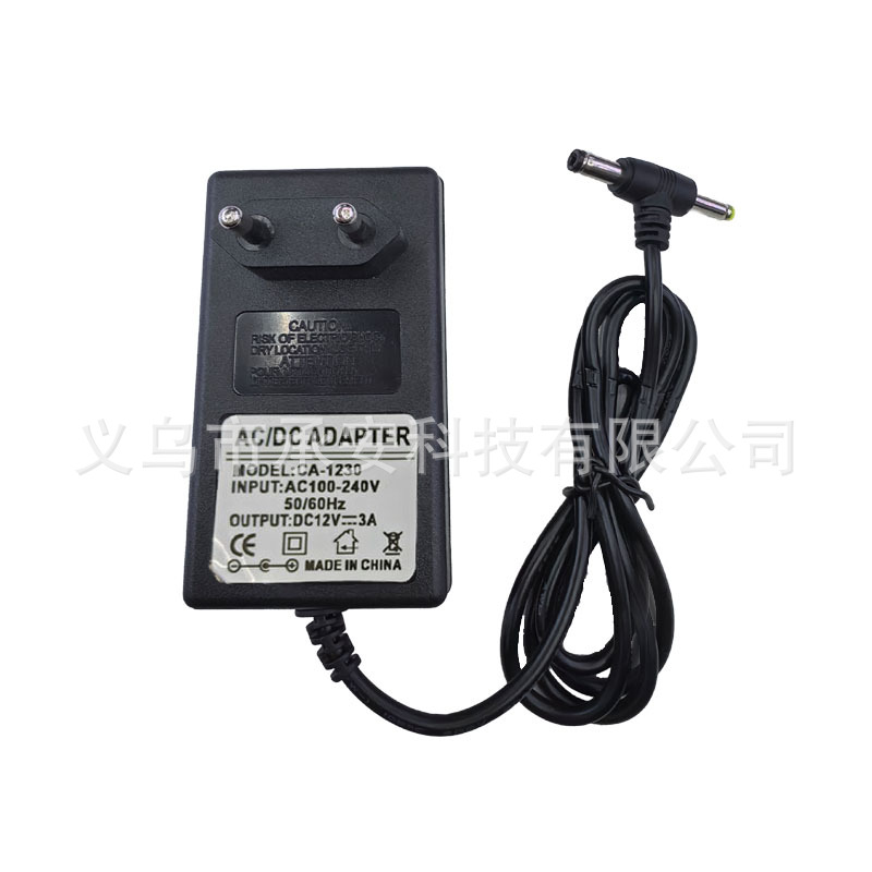 Wholesale 12V3A power adapter LED light strip and light bar monitoring display 12V3000M full power and full ampere detail image 5