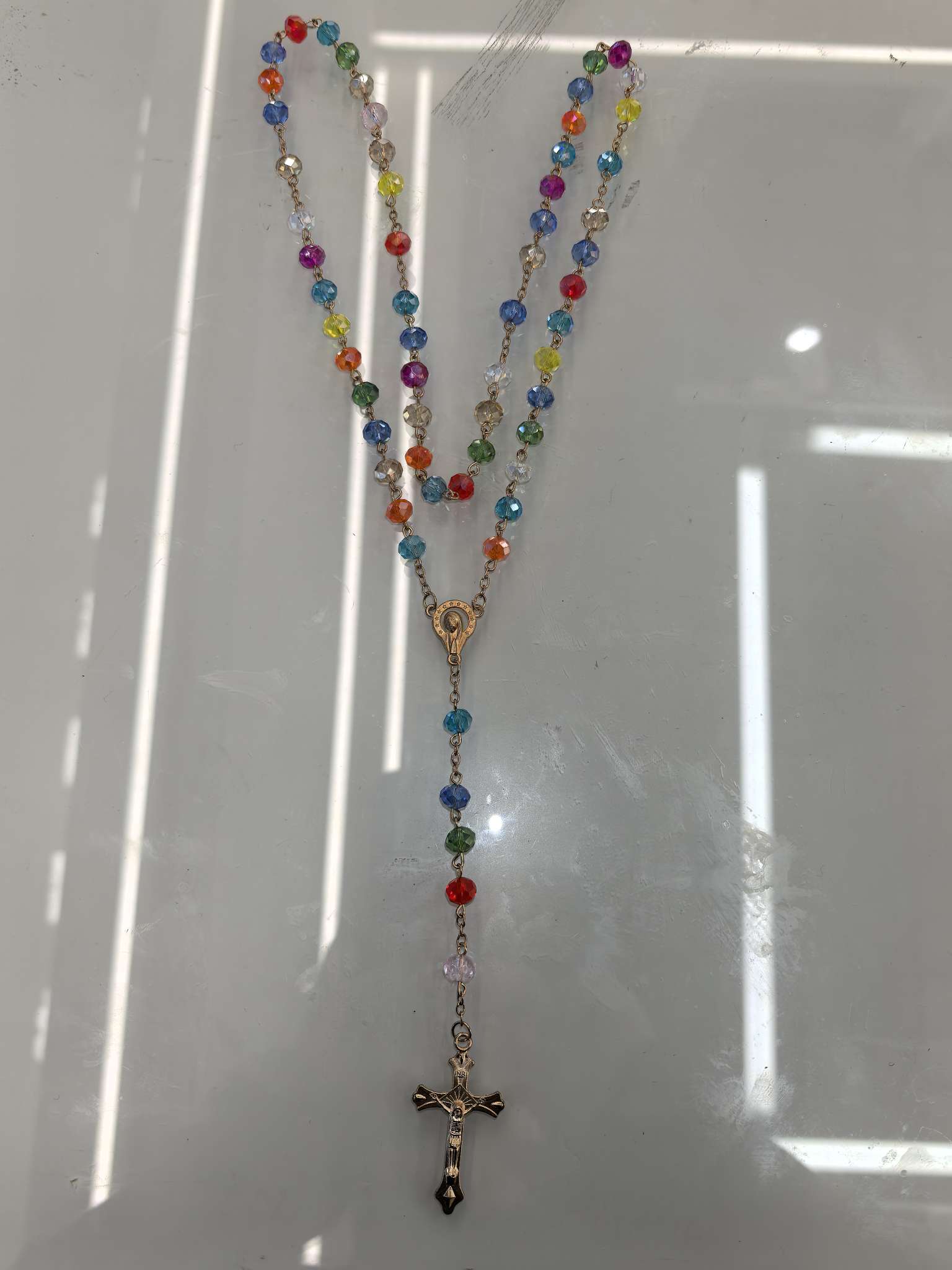 2025.12份七彩水晶新款创新项链好看好看详情图2