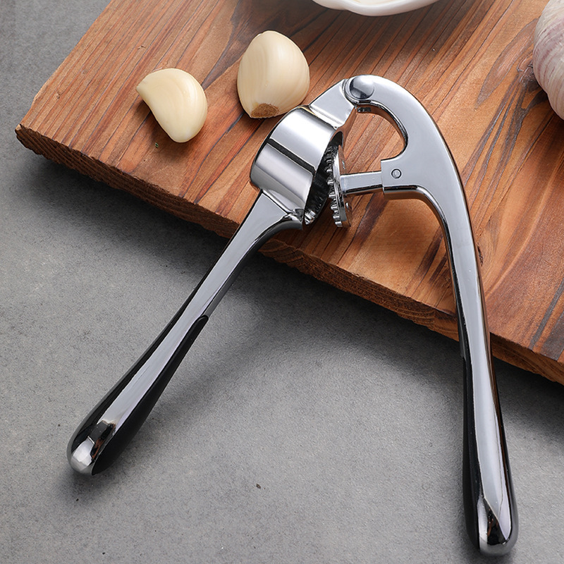 Zinc alloy water drop handle garlic press, garlic tamper, mud press and garlic peeler Application Scenario