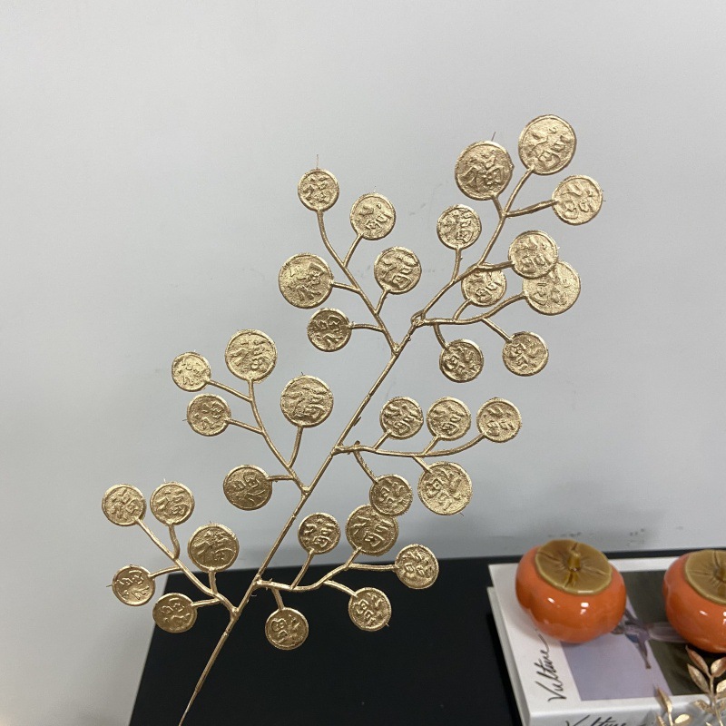 红果发财果仿真花相思果花艺插花年宵花新年假花冬青果红浆果装饰详情图4