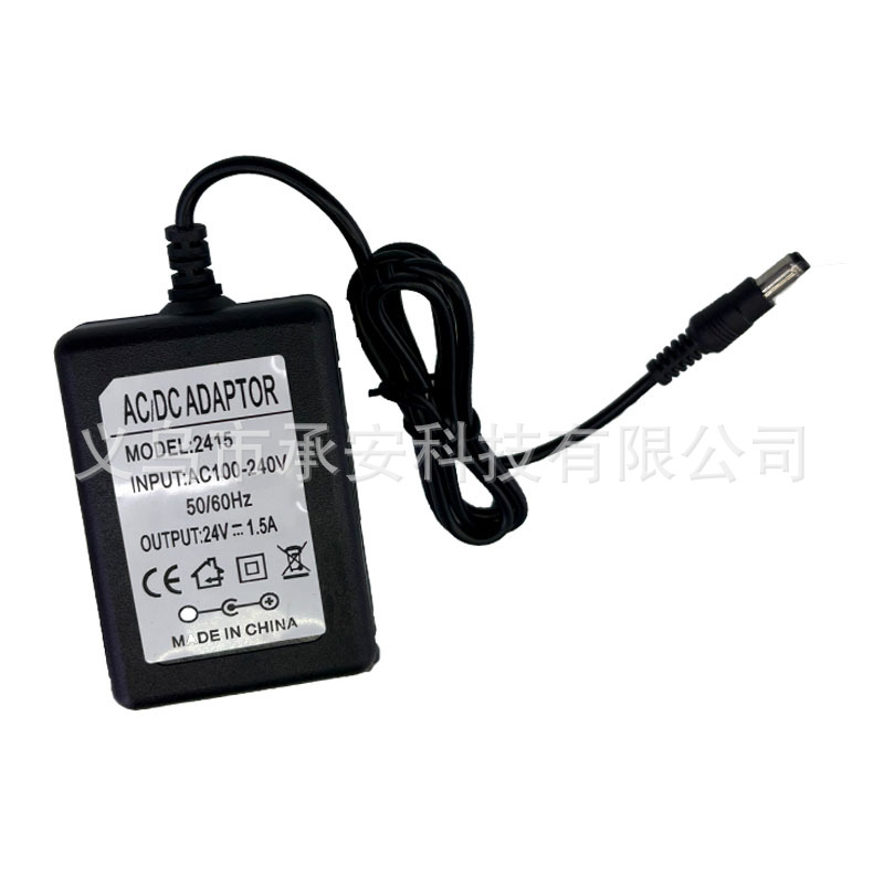 Wholesale 24V1.5A power adapter, monitoring display screen, motor, LED light strip, 24V 1500mA, fully safe detail image 3