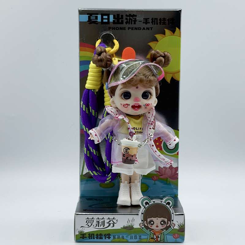 手机挂饰女款爆款2025新款萝莉芬娃娃玩偶挂件潮玩摆件女孩礼物