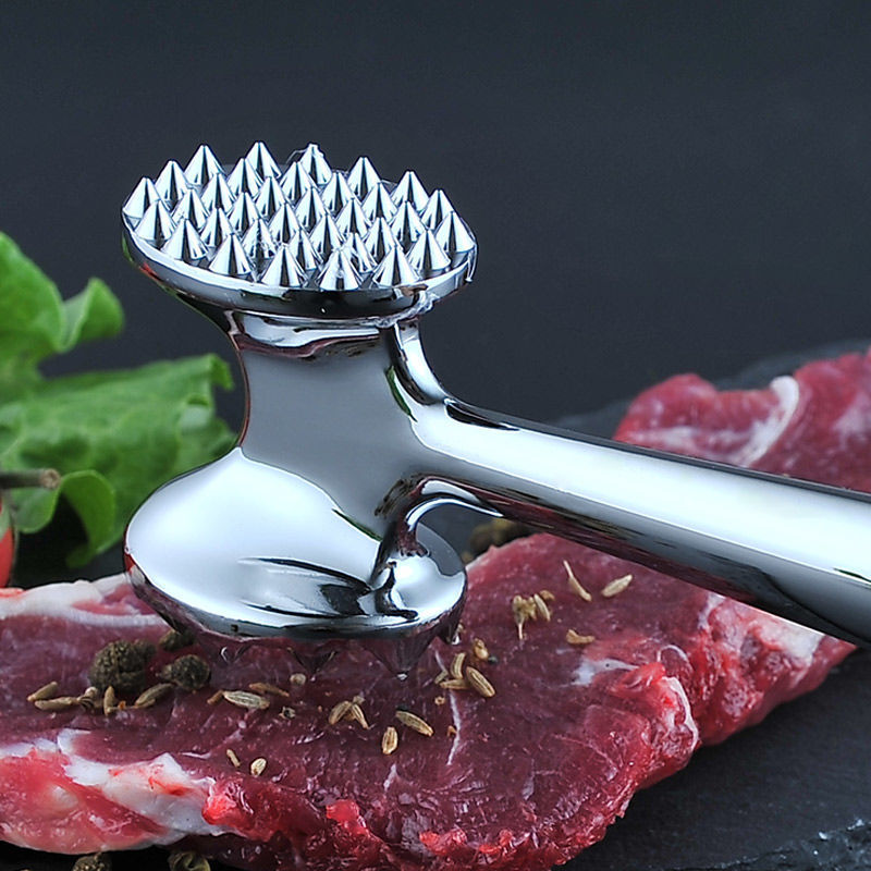 Zinc alloy water drop handle meat hammer, beef steak beating hammer tool, kitchen tool for breaking tendons and tender meat Application Scenario