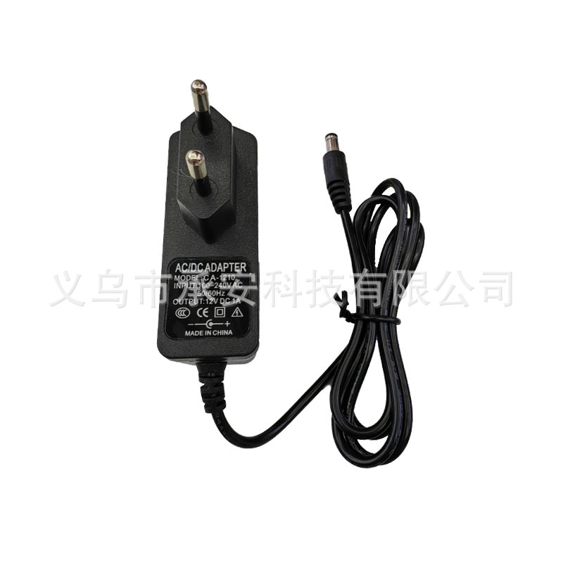 Wholesale 12V1A power adapter, 12V1000MA Zuan LED light strip router, set-top box, nail art light detail image 6