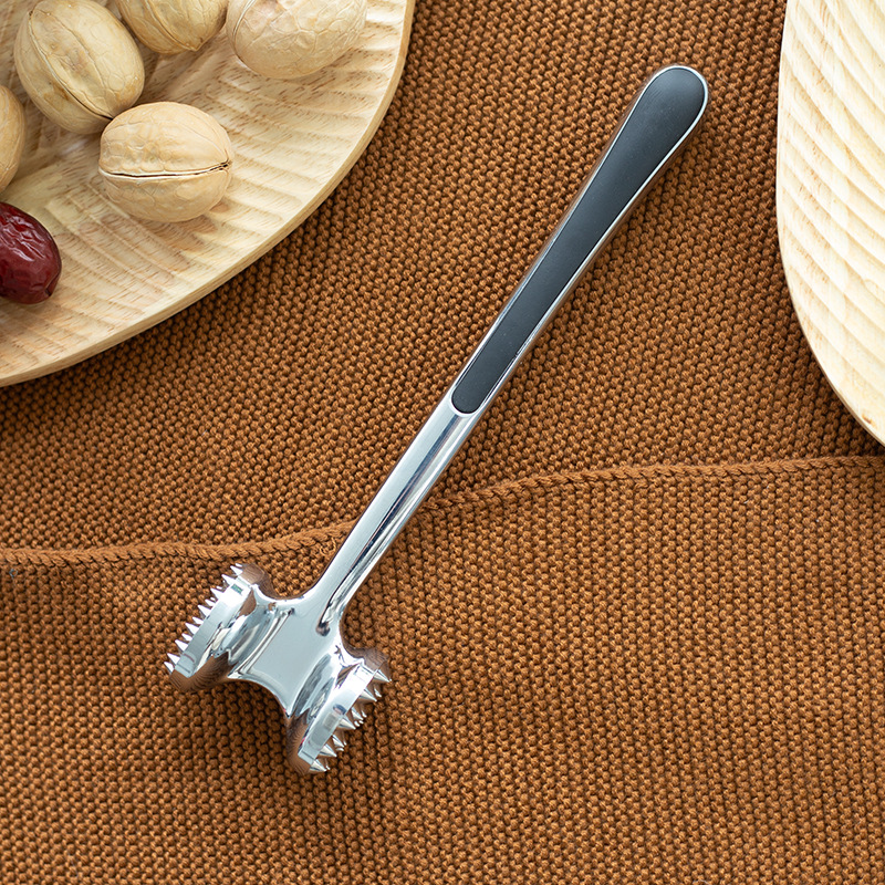 Zinc alloy water drop handle meat hammer, beef steak beating hammer tool, kitchen tool for breaking tendons and tender meat details Picture
