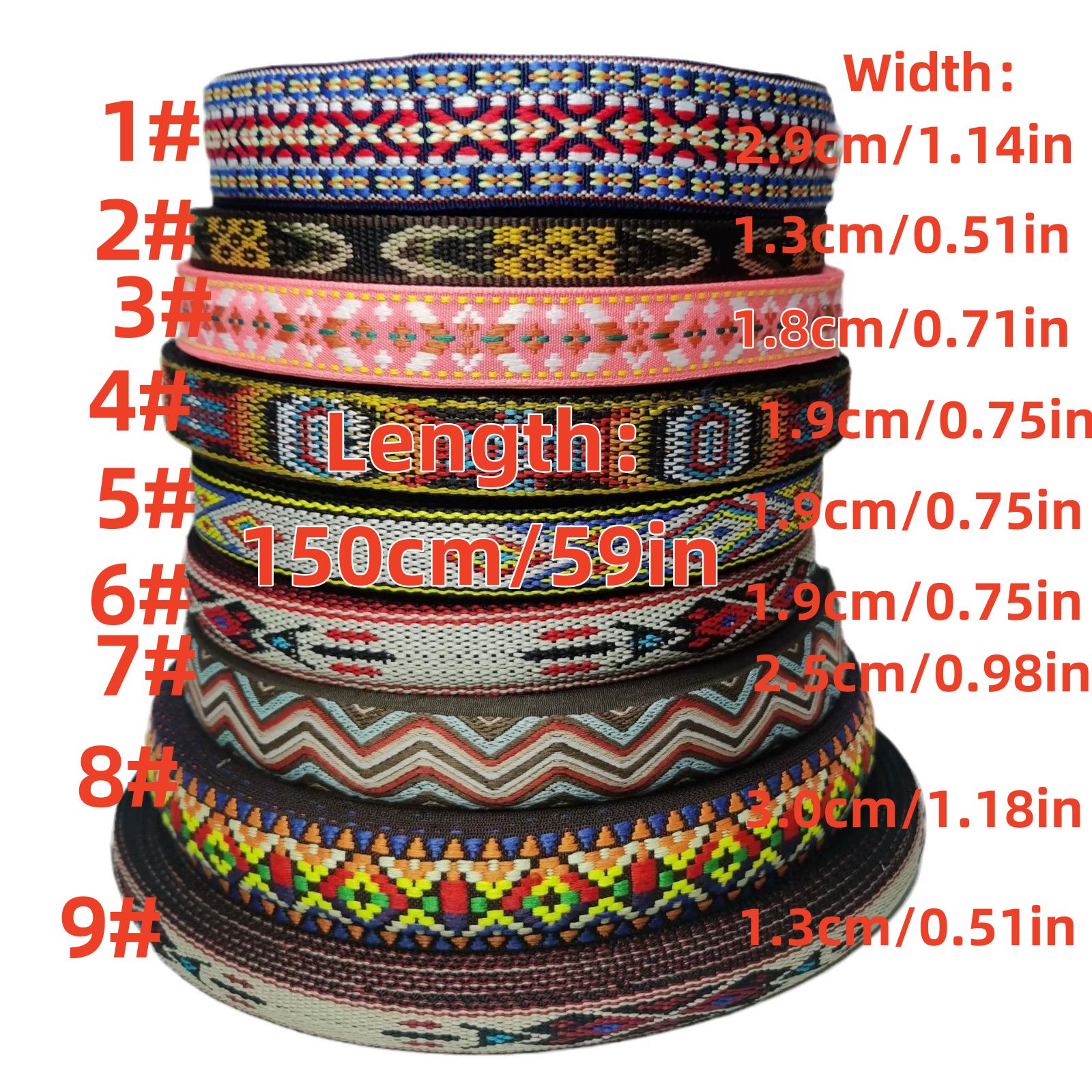 织带/加厚人文织带/珍珠纹尼龙织带/丝带/葱绒带产品图