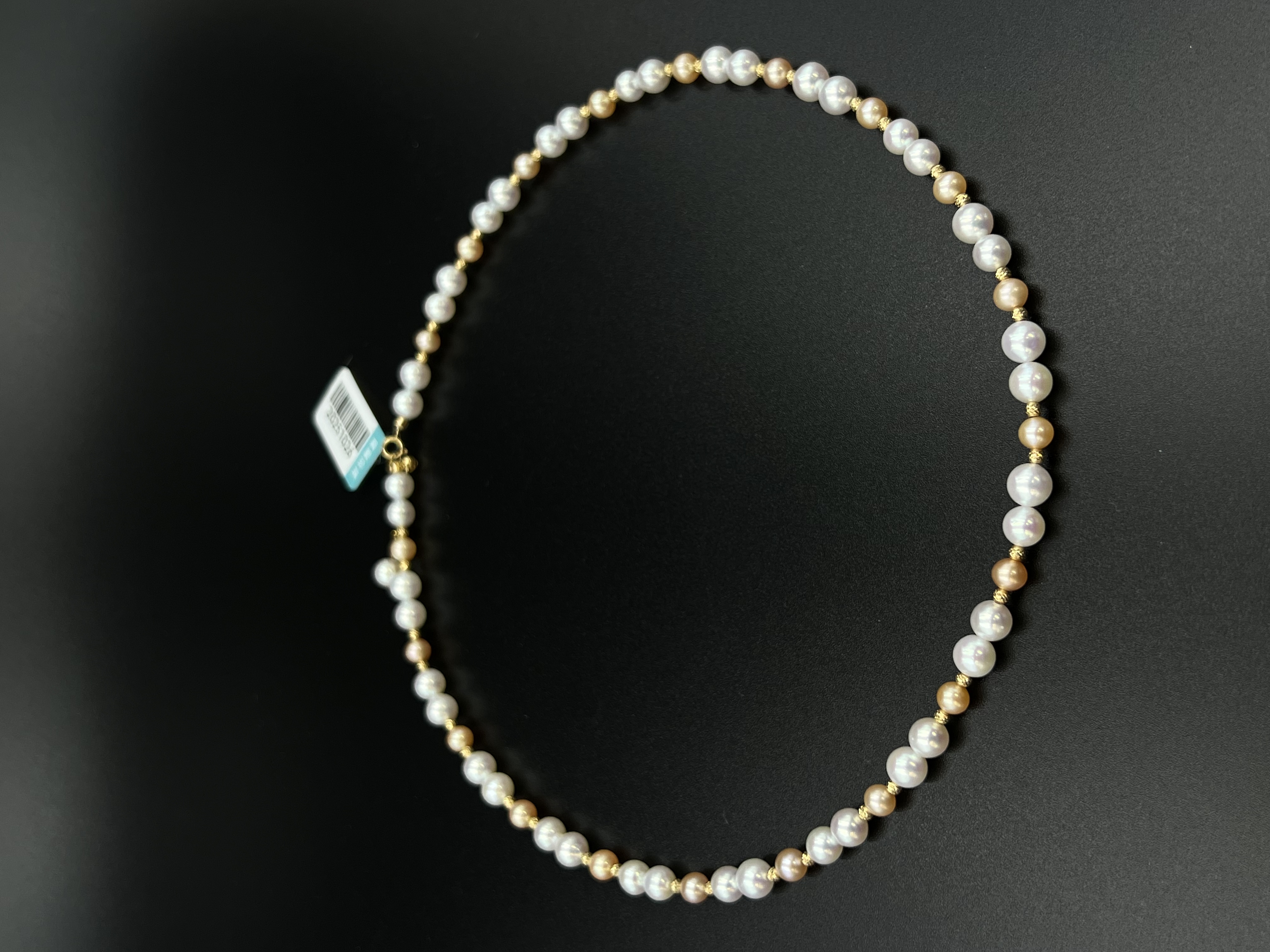 18K金天然珍珠项链