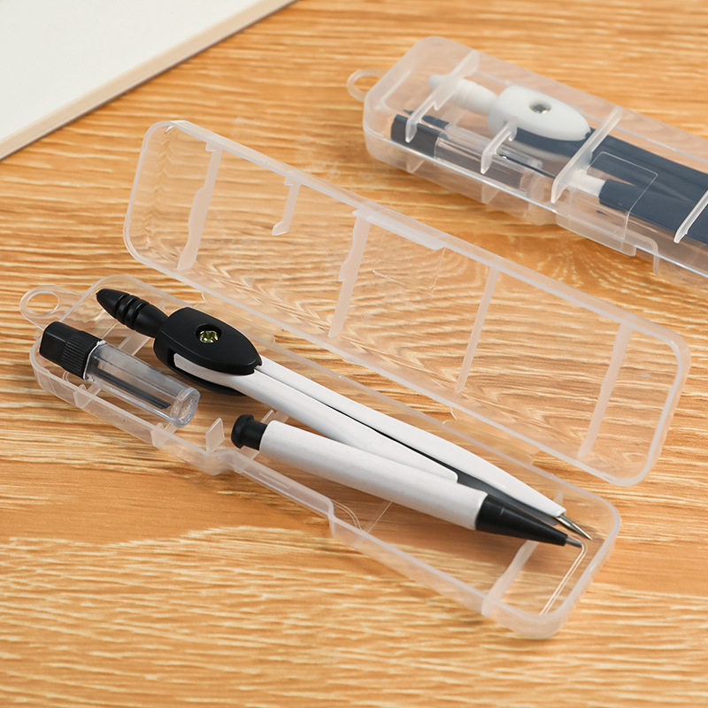Simple exam compass set, metal drawing compass drawing tools for primary and secondary school students, Math teaching stationery 114 Specification drawing