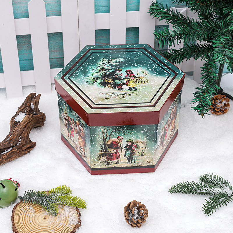 Cross-border new products: Christmas balls, retro Santa Claus foam stickers, Christmas balls, Christmas pendants, Christmas decorations, festive atmosphere pendants Specification image