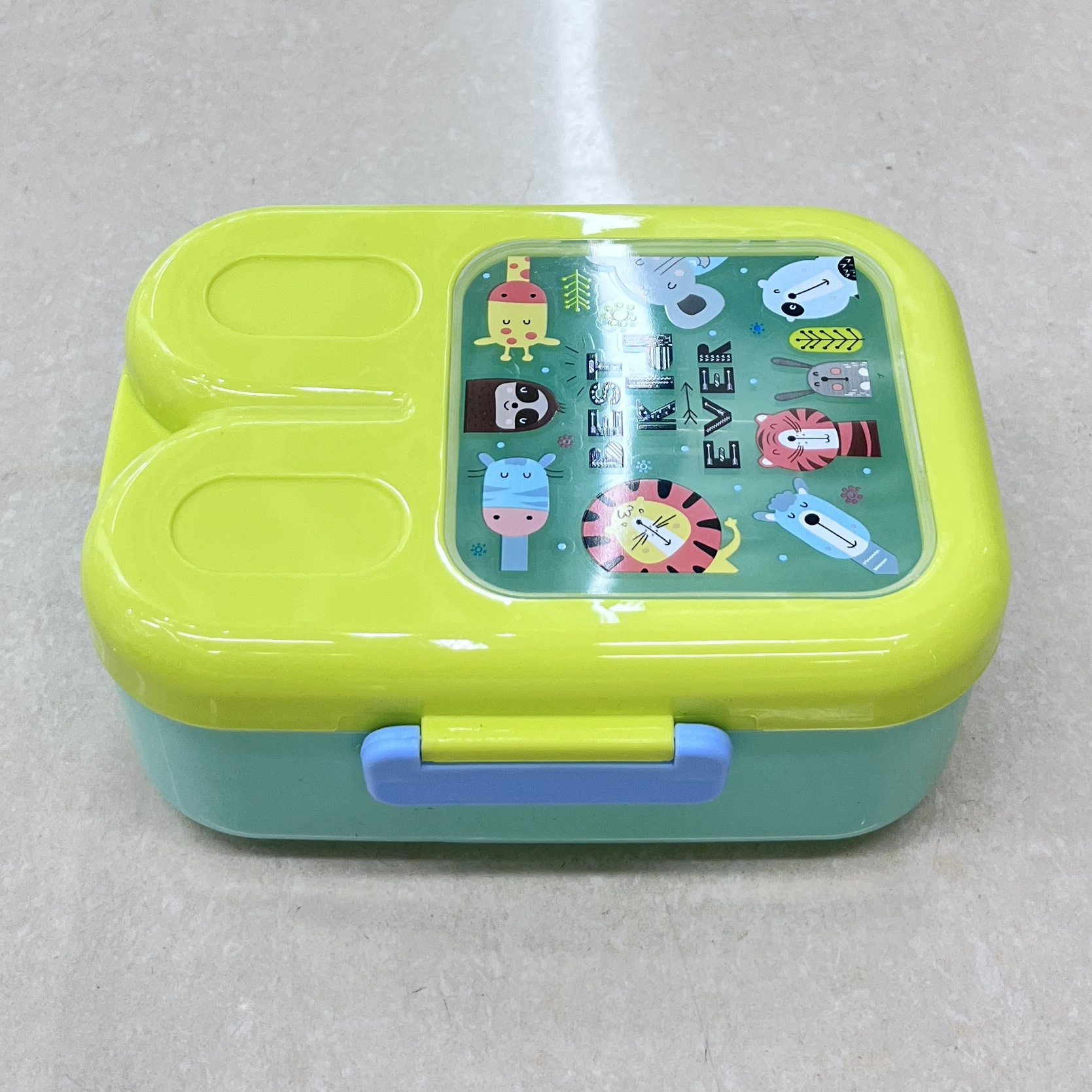 卡通便当盒学生便携可爱野餐盒新款午餐格户外饭盒塑料