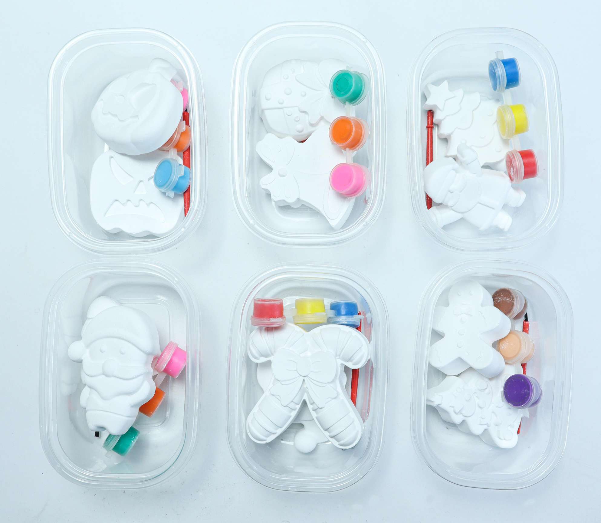 DⅠV 石膏填色 塑料流体熊 石膏玩具详情图7