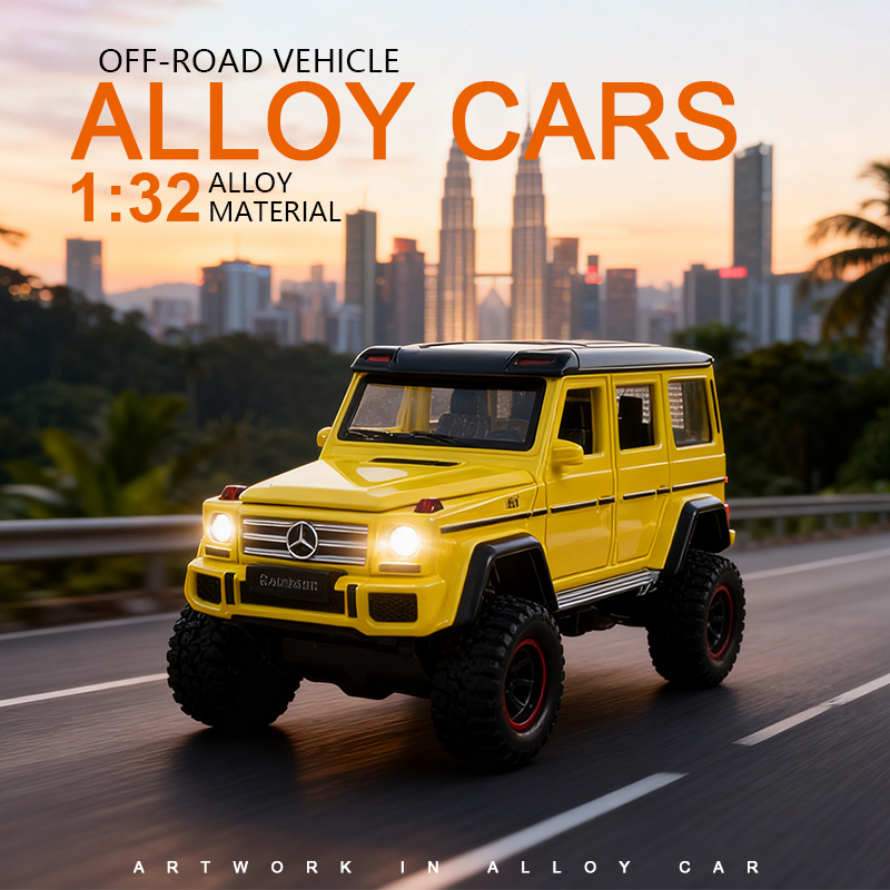 1:32 Mercedes-Benz G500 alloy off-road vehicle model G-Class Mercedes-Benz revamped G-Class simulation car toy boy