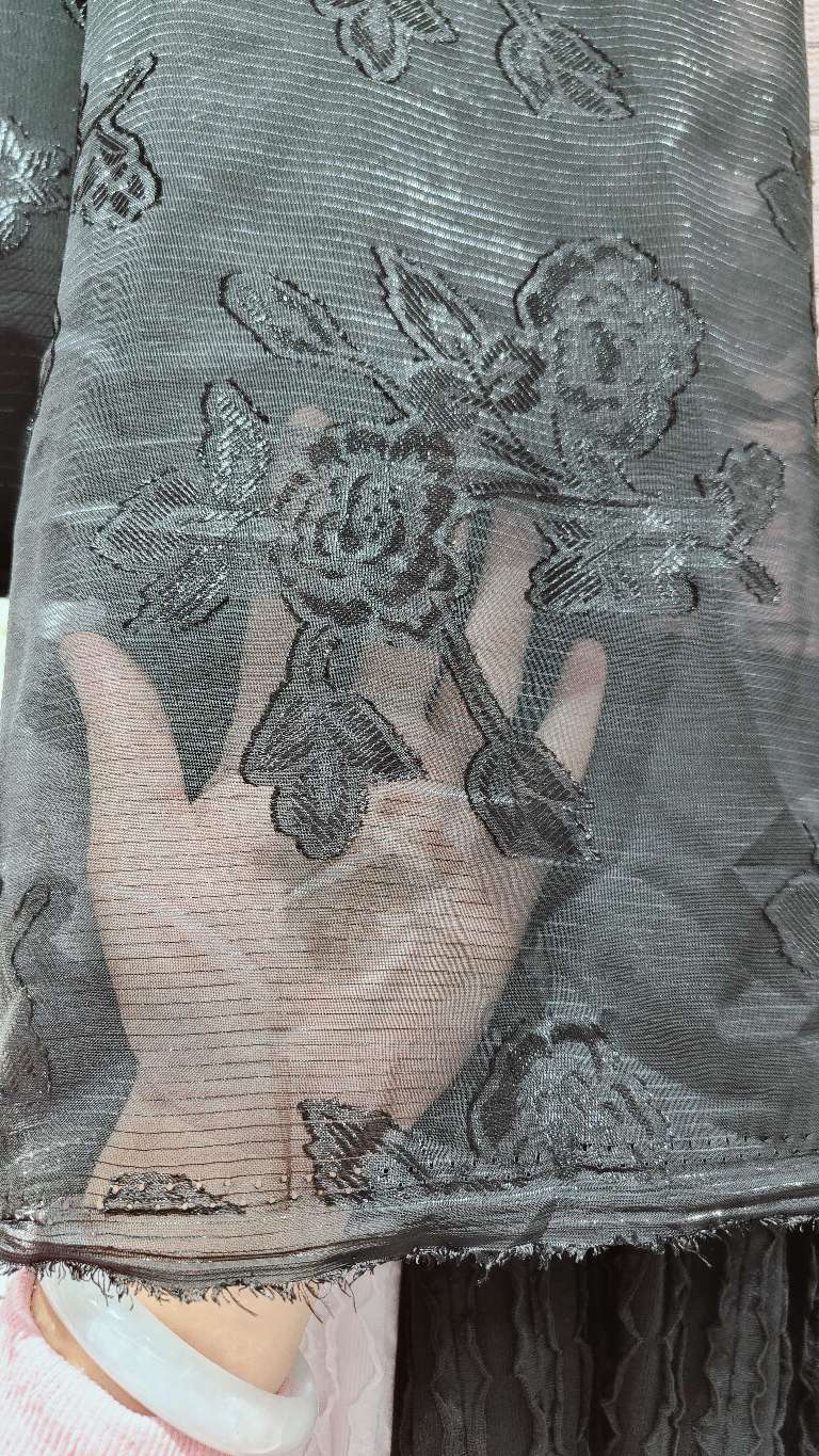 七彩丝剪花纺织提花布料皮革色织布料涤纶格子布菠萝格面料格子布多用途布料