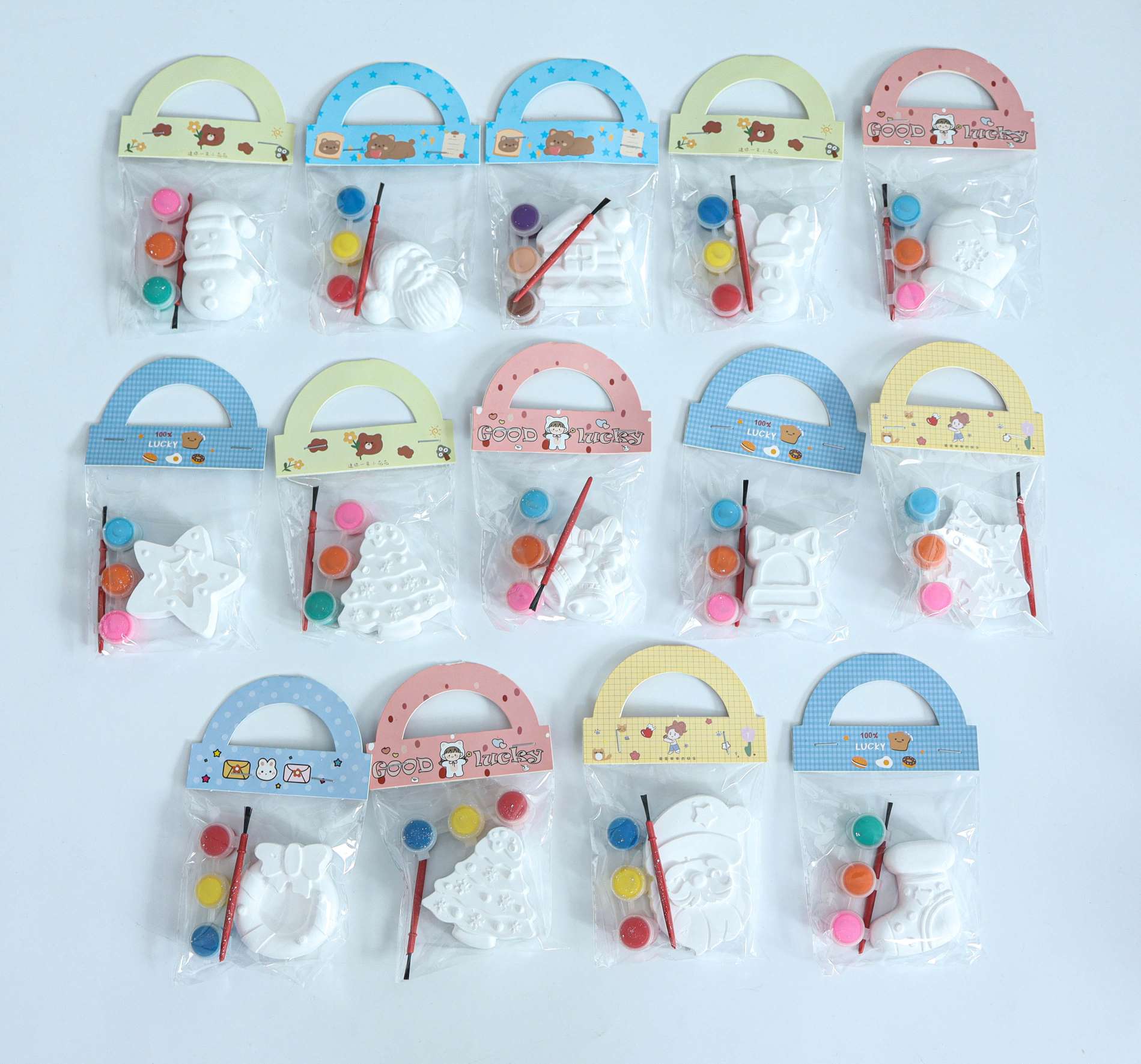 DⅠV 石膏填色 塑料流体熊 石膏玩具详情图4