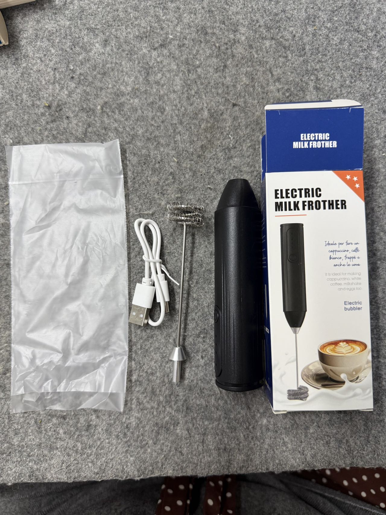 05 Triangular milk foam maker Electric Cheongsam maker Specification image