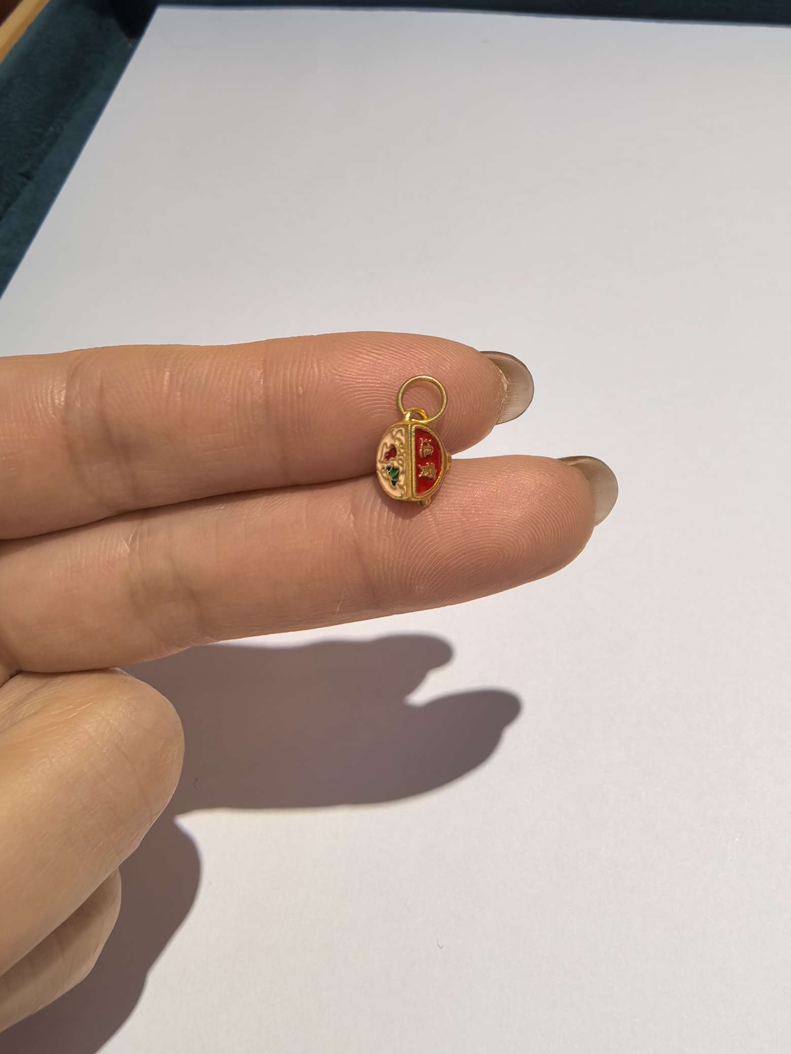  s925  银进宝祥云绿锆小茶壶滴了 p2221 粉 