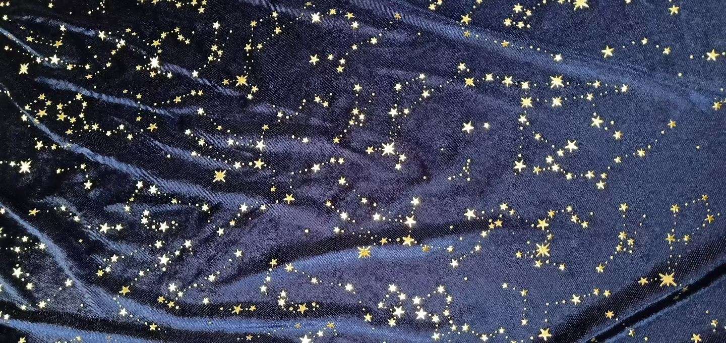 Functional fabrics, fabrics, textile materials, multi-purpose clothing accessories, drop molding, hot stamping, printing, five-pointed stars Specification image