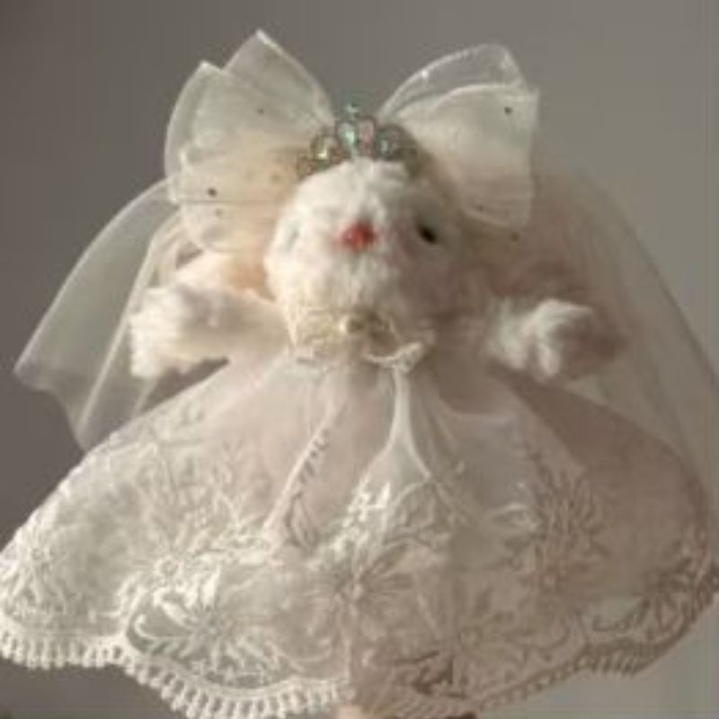 1040866可爱萌系毛绒挂件钥匙扣书包包挂饰小玩偶小熊小可爱超级舒服