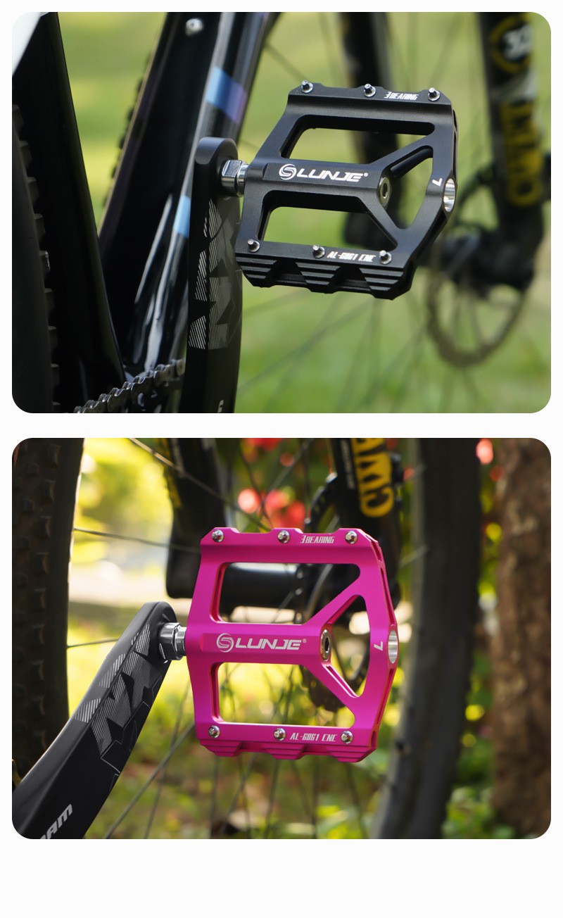 XT-T007 bearing footrest, aluminum alloy footrest, bicycle footrest, mountain bike with nails, anti-slip bicycle footrest pic 11