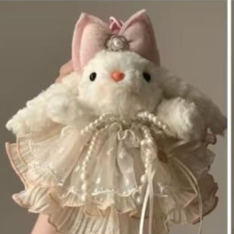 1040865可爱萌系毛绒挂件钥匙扣书包包挂饰小玩偶小熊小可爱超级舒服