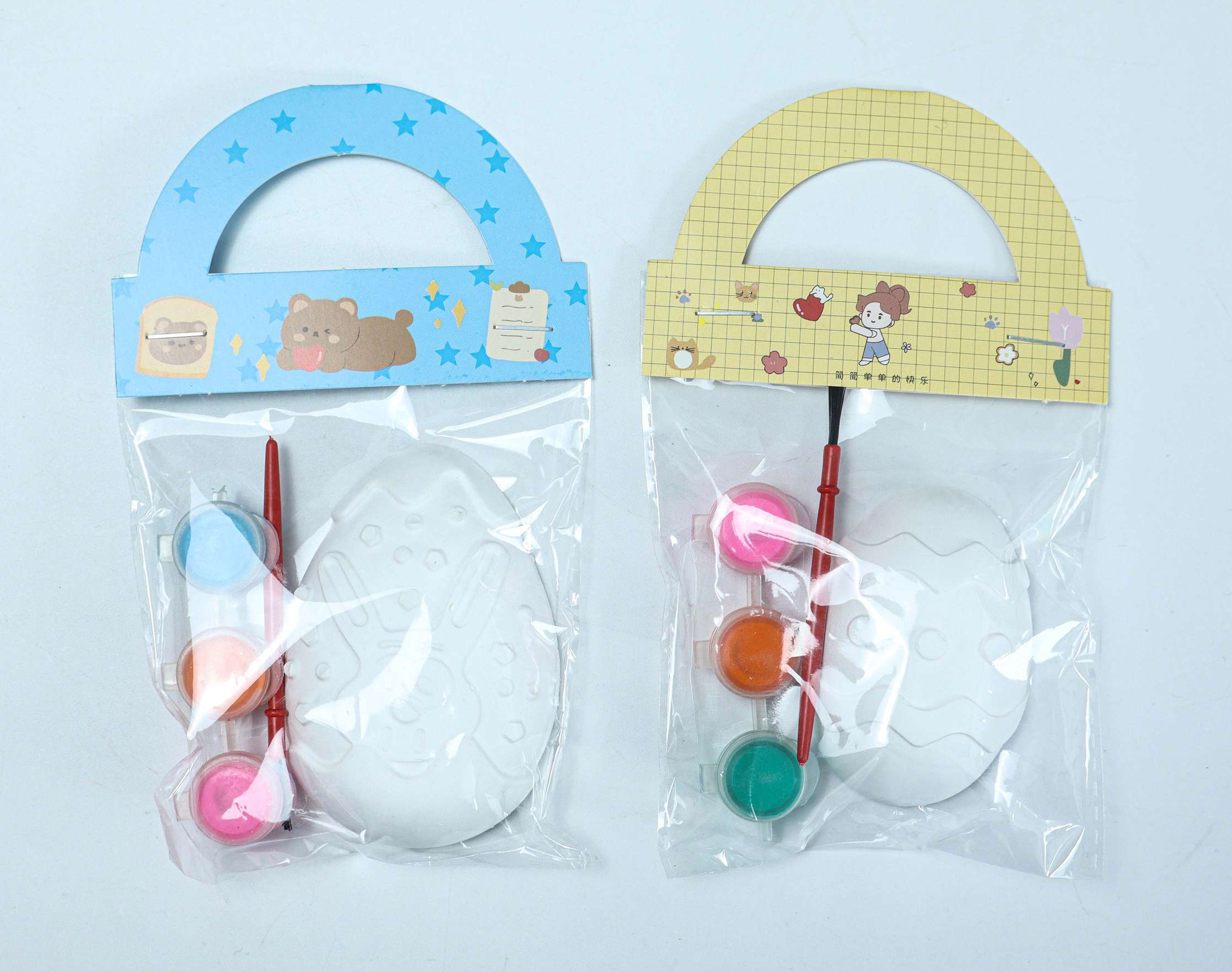 DⅠV 石膏填色 塑料流体熊 石膏玩具详情图3