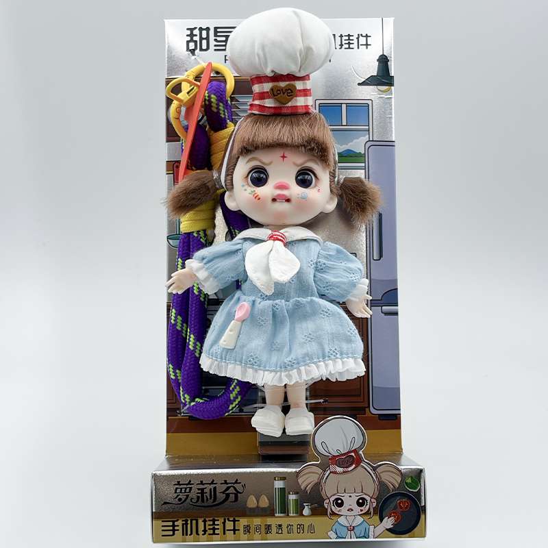 正版萝莉芬潮玩挂件女孩可爱娃手机链礼物背包挂件手机挂件钥匙扣