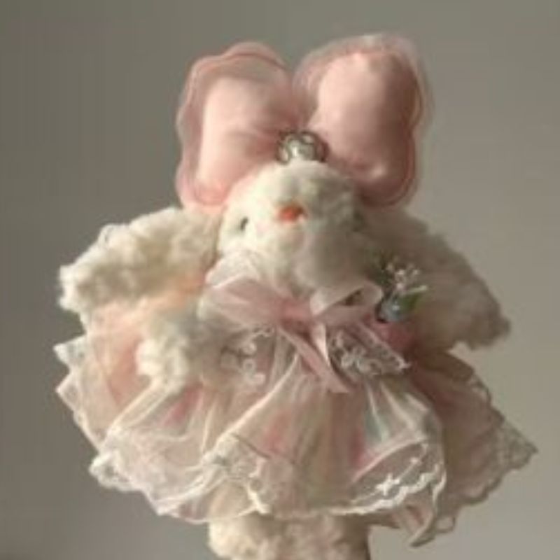 1040862可爱萌系毛绒挂件钥匙扣书包包挂饰小玩偶小熊小可爱超级舒服