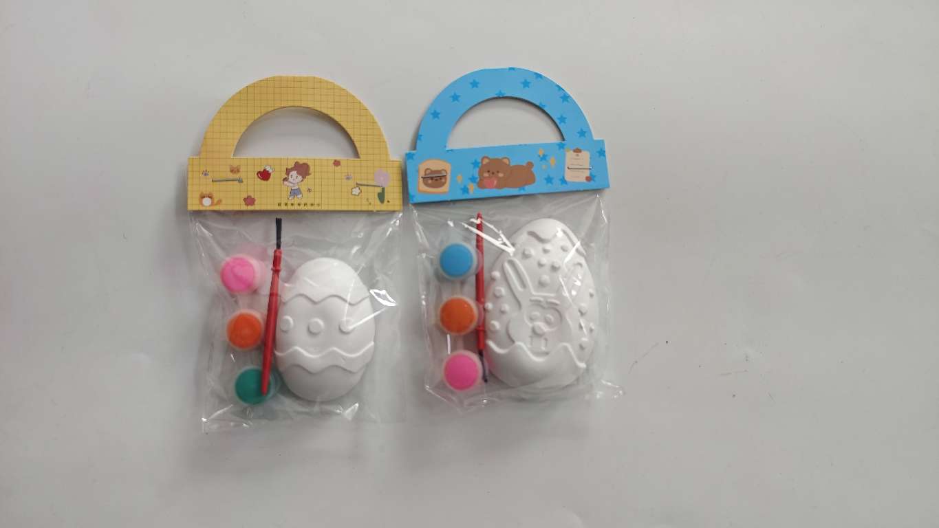 DⅠV 石膏填色 塑料流体熊 石膏玩具详情图18