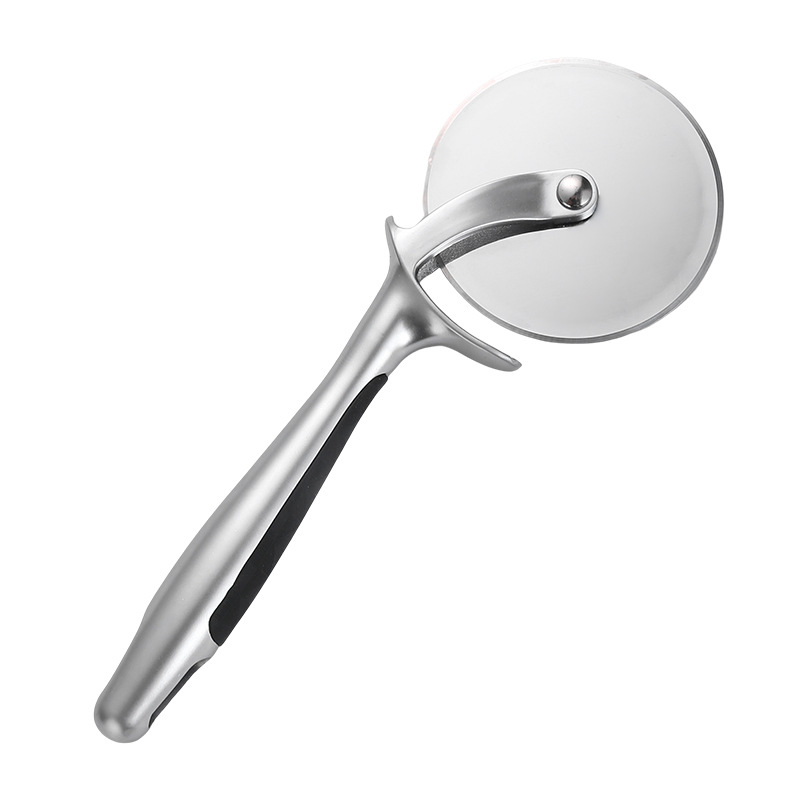 Creative new zinc alloy pizza knife, pizza kitchen baking tool, roller knife, cake and pastry cutter Item Picture