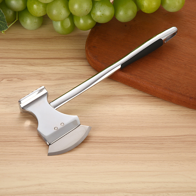 创意新款锌合金肉锤多功能牛排专用双面锤子大排牛扒嫩肉断筋器