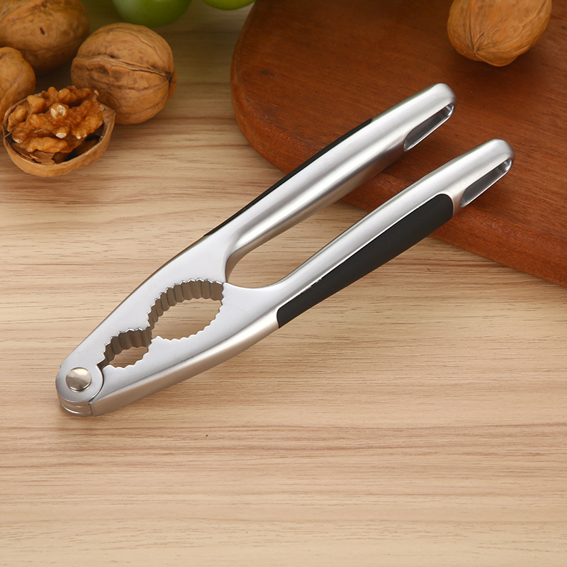 创意新款锌合金核桃夹多功能坚果松子榛子开壳器