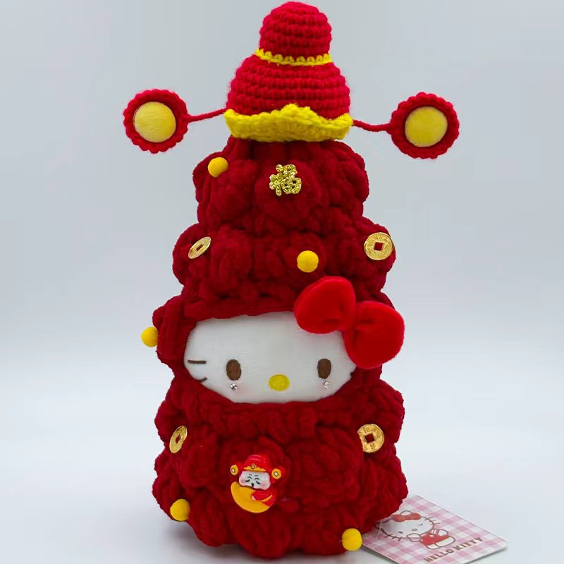 财神红色圣诞树 超重工 美貌圣诞树KT 桌面摆件圣诞礼