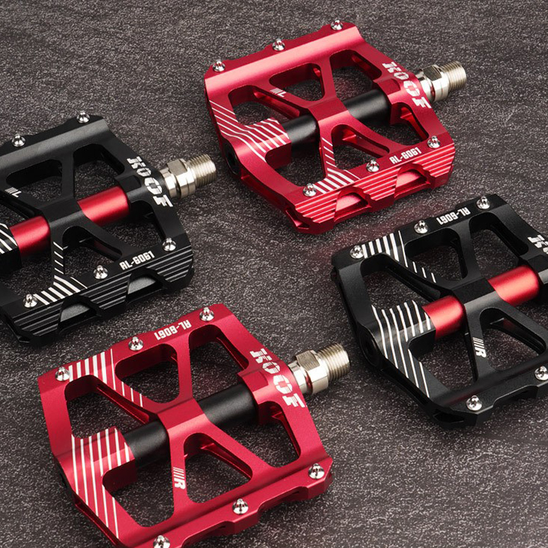 XT-T008 bearing footrest, aluminum alloy footrest, bicycle footrest, mountain bike with nails, anti-slip bicycle footrest Item Picture