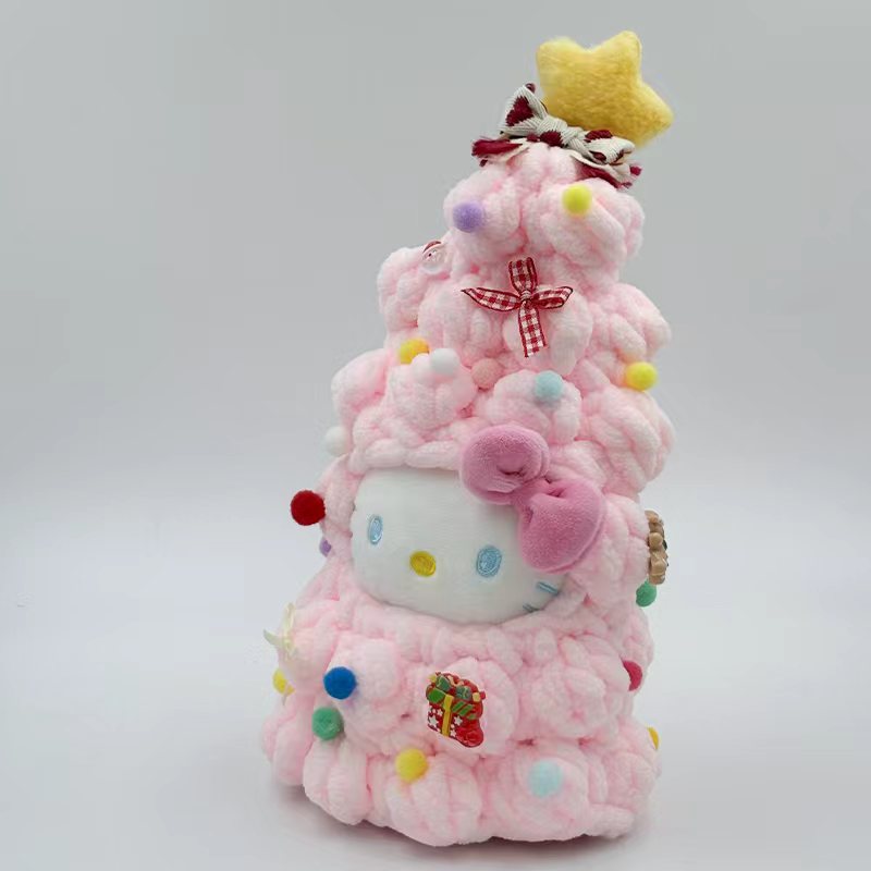 【Haileykittyy】圣诞季 超重工 美貌圣诞树浅粉 桌面摆件圣诞礼细节图