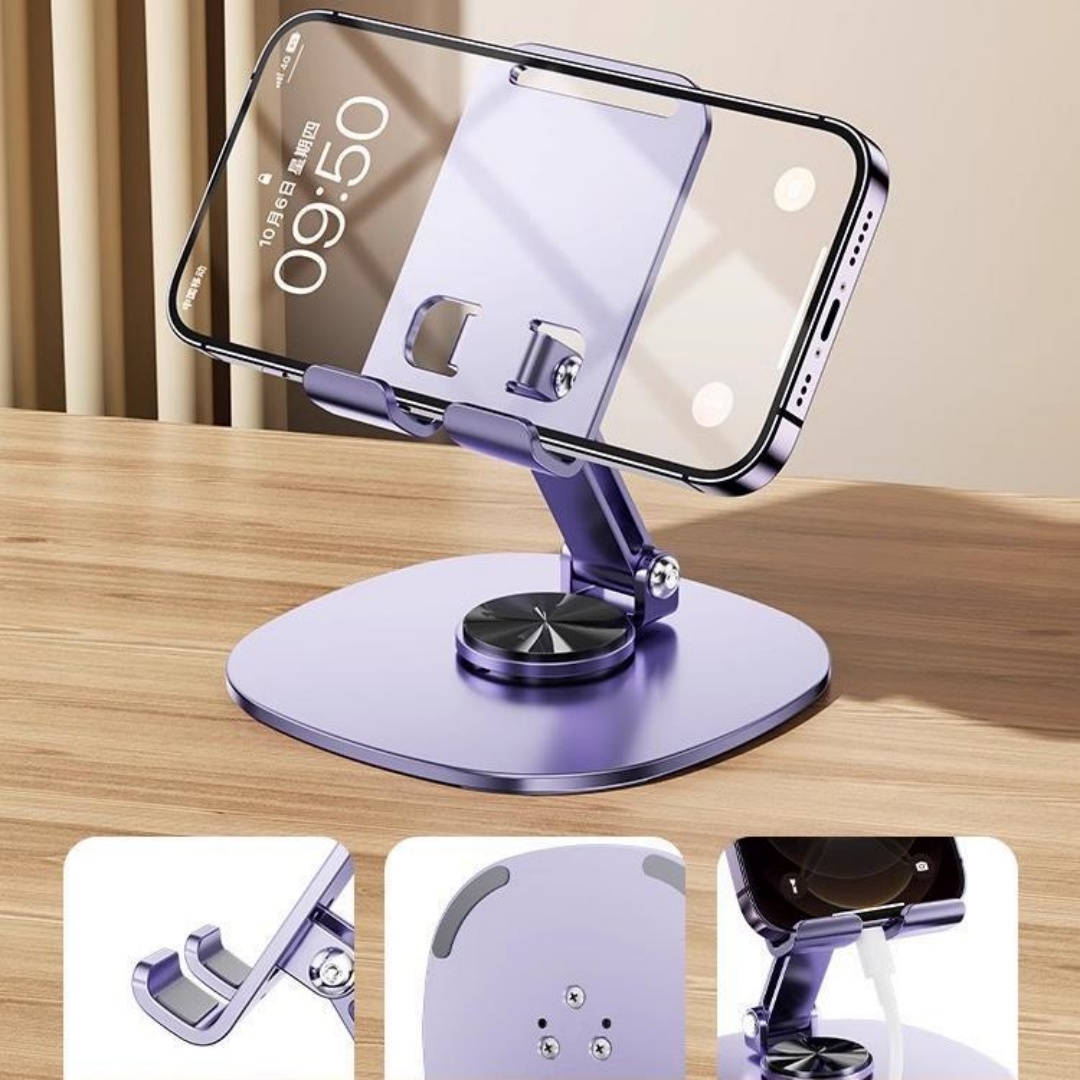 Multi-functional desktop metal stand, mobile phone stand, portable stand, folding stand Specification image