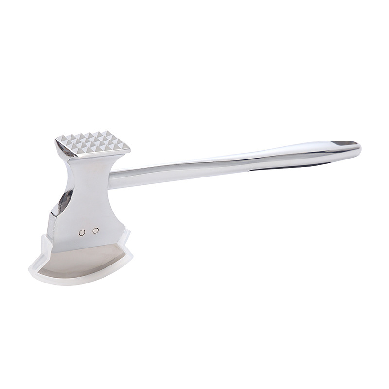 Creative new zinc alloy meat hammer, a multi-functional double-sided hammer for steaks and tenderloin cutlets Item Picture