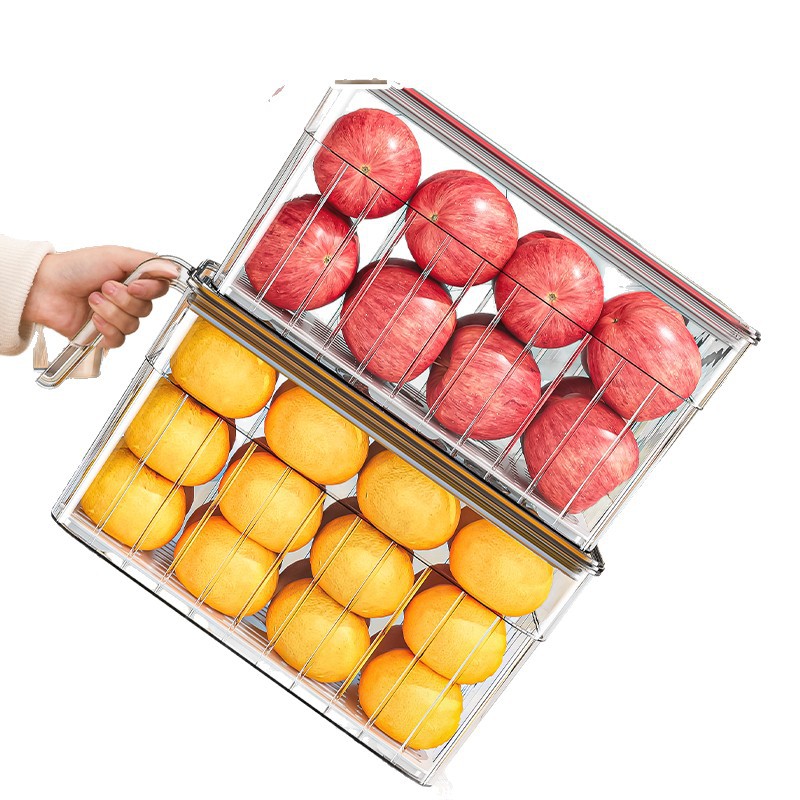 Japanese-style freezer and refrigerator storage boxes, transparent food preservation boxes, vegetables and fruits, and kitchen food-grade storage are selling well Application Scenario